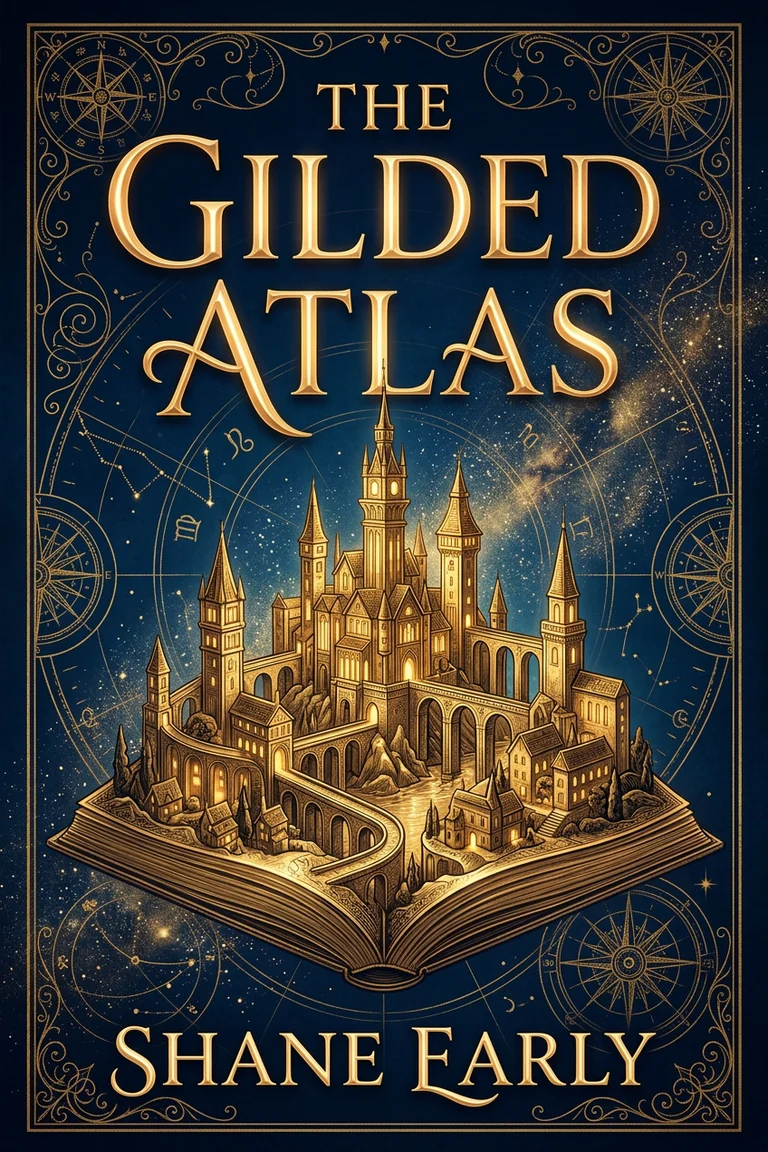 The Gilded Atlas front cover by Shane Early